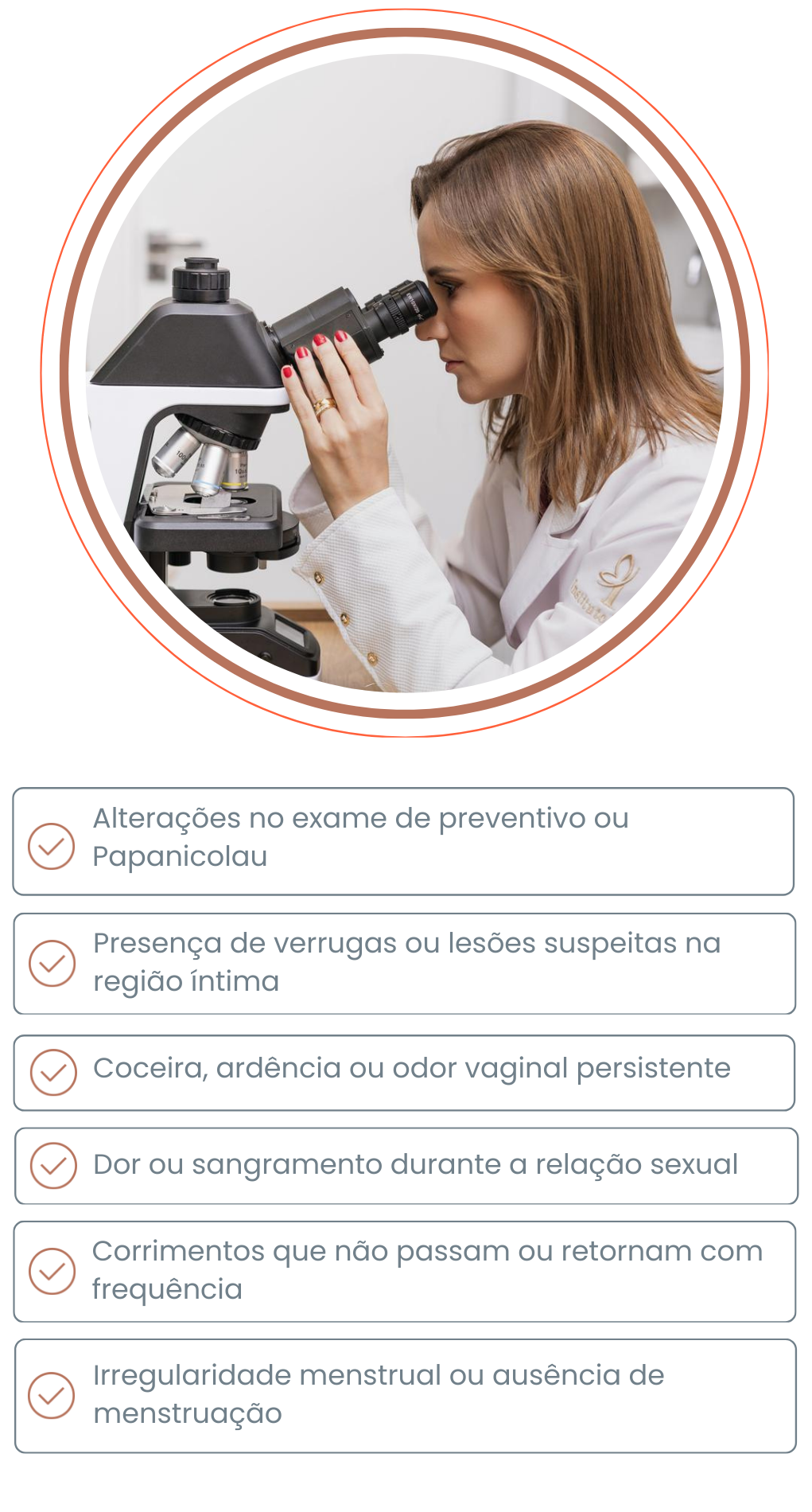 Infecções e problemas de saúde íntima que requerem acompanhamento ginecológico em Cuiabá